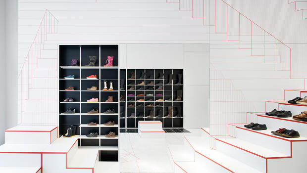 Camper’s New Shoe Store Visualizes The Act Of Walking | Co.Design ...